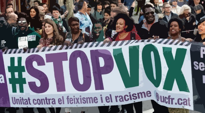 Declaració unitària contra el racisme i l’extrema dreta: #StopVOX14F