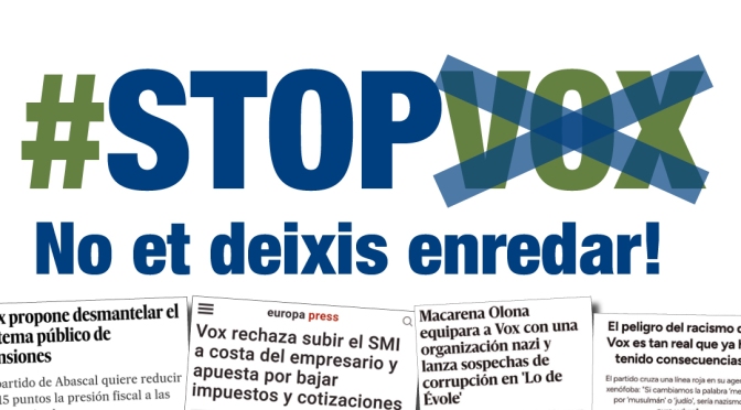 StopVOX: No et deixis enredar!